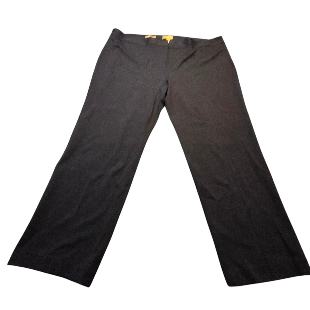 NWT Talbots Womens Navy Blue Fabric Knit In Italy Pants Size 24W F29